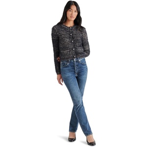 Steve Madden Women’s Apparel Maribelle Cardigan(Black)