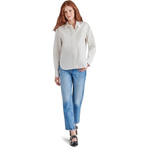 Steve Madden Women’s Apparel Merida Top(Whisper White)