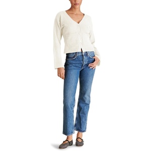 Steve Madden Women’s Apparel Odelia Cardigan(Ivory)