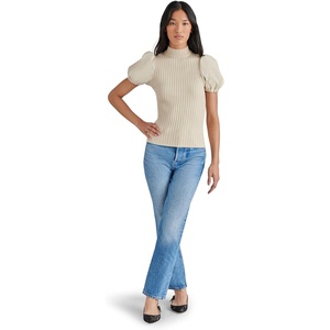 Steve Madden Women’s Apparel Peggy Sweater(Bone)