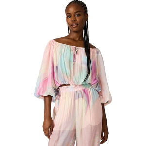 Steve Madden Women’s Auda Top(Pastel Multi)