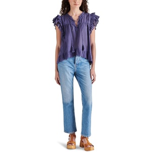 Steve Madden Women’s Bellamy Top(Whisper White)