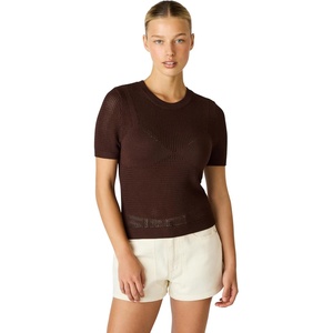 Steve Madden Women’s Blakelee Sweater Top(French Rose)