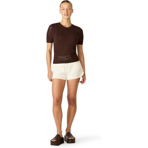 Steve Madden Women’s Blakelee Sweater Top(Walnut)