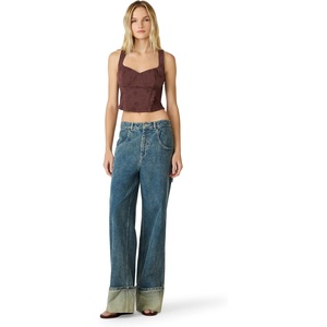 Steve Madden Women’s Dixie Knit Top(Walnut)
