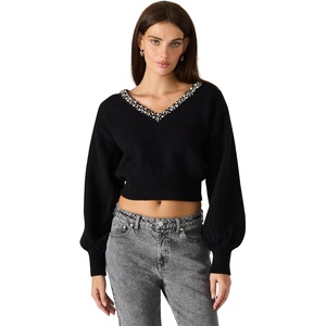 Steve Madden Women’s Evilyn Sweater(Black)