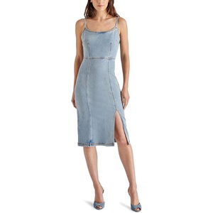 Steve Madden Women’s Giselle Dress(Blue Denim)