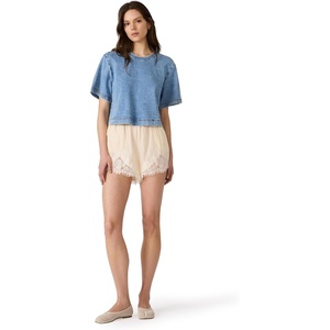 Steve Madden Women’s Jesse Top(Storm Blue)