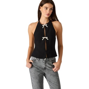 Steve Madden Women’s Juvia Top(Black)