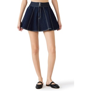 Steve Madden Women’s Lilliany Skirt(Bijou Blue)