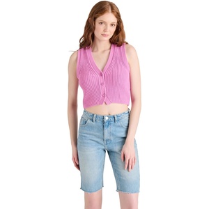 Steve Madden Women’s Lilo Sweater Vest(Crocus)