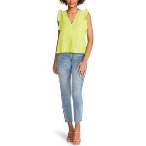 Steve Madden Women’s Loretta Top(Acid Lime)