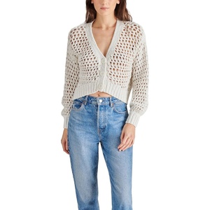 Steve Madden Women’s Lucas Cardigan(White)
