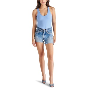 Steve Madden Women’s Lyra Bodysuit(Azure Blue)