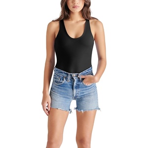 Steve Madden Women’s Lyra Bodysuit(Black)