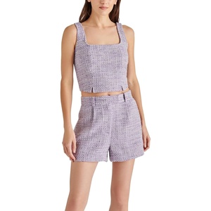 Steve Madden Women’s Mallika Top(Dahlia Purple)