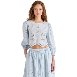 Steve Madden Women’s Meera Top(Iris Blue)