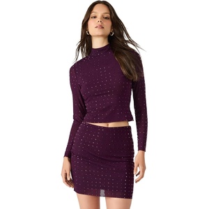 Steve Madden Women’s Melvina Top(Pickled Beet)