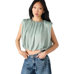 Steve Madden Women’s Milana Top(Jade Cream)