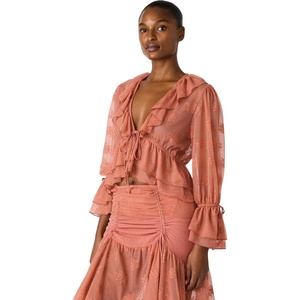 Steve Madden Women’s Montana Knit Top(Canyon Rose)
