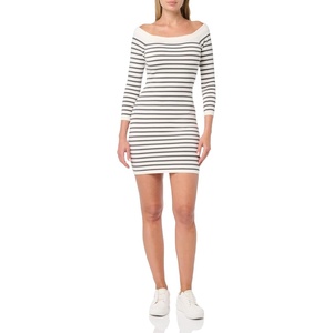 Steve Madden Women’s Noa Sweater Dress(Ivory Stripe)