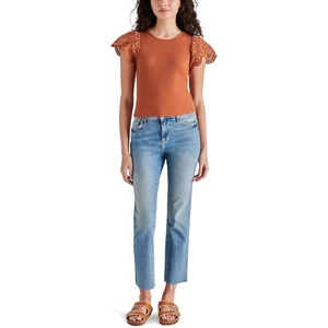 Steve Madden Womens Olina Top(Sienna)