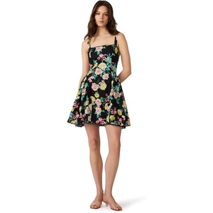 Steve Madden Women’s Olympia Dress(Blk Ditsy Floral)