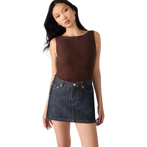 Steve Madden Women’s Ornellia Bodysuit(Dark Espresso)
