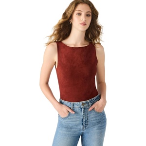 Steve Madden Women’s Ornellia Bodysuit(Dusty Brick)