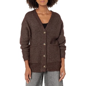 Steve Madden Women’s Rayna Cardigan Sweater(Chicory Coffee)