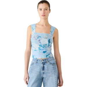 Steve Madden Women’s Rorry Floral Knit Top(Bloom)
