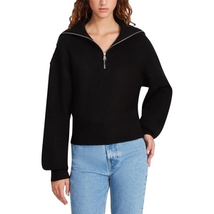 Steve Madden Women’s Rowan Pullover Sweater(Black)
