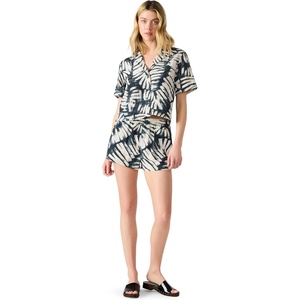 Steve Madden Women’s Sandra Top(Blk/Wht)