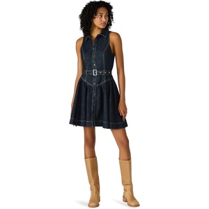 Steve Madden Women’s Senia Dress(Dark Indigo)