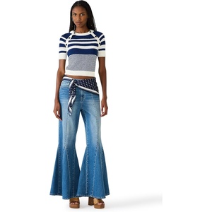Steve Madden Women’s Stacia Jean(Aruba Blue)