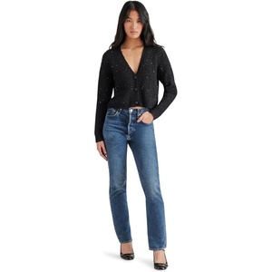 Steve Madden Women’s Steve Madden Apparel Aero Cardigan(Black)