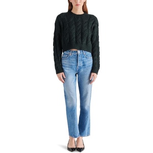 Steve Madden Women’s Steve Madden Apparel Ceronne Sweater(Black)