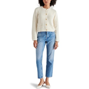 Steve Madden Women’s Steve Madden Apparel Fantino Sweater Jacket(Ivory)