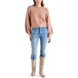 Steve Madden Women’s Steve Madden Apparel Lucie Sweater(Beige)