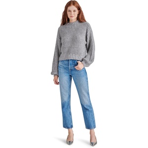 Steve Madden Women’s Steve Madden Apparel Martina Sweater(Heather Grey)