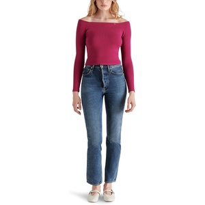 Steve Madden Women’s Steve Madden Apparel Ressi Sweater(Purple)
