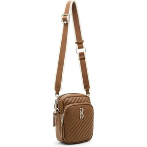 Steve Madden Women’s Steve Madden Drakeeq Quilted Crossbody(Saddle)