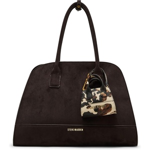 Steve Madden Women’s Steve Madden Harlii Faux Suede Satchel(Chocolate)
