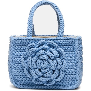 Steve Madden Women’s Steve Madden Luvly Crochet Mini Top Handle(Light Blue)