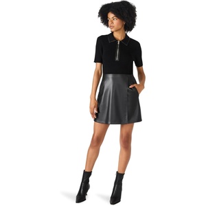Steve Madden Women’s Tila Dress(Black Multi)