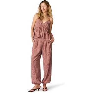 Steve Madden Women’s Tillie Pant in Eyelet(Burnt Coral)