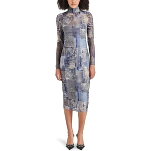 Steve Madden Womens Vivienne(Denim Patchwork)