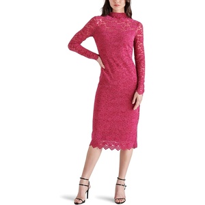 Steve Madden Womens Vivienne(Fuschia Lace)