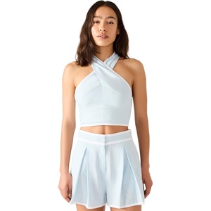 Steve Madden Women’s Winnie Top(Powder Blue)