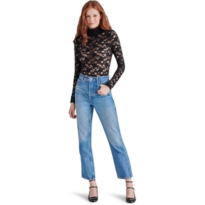 Steve Madden womens Apparel Cassi Bodysuit(Black)